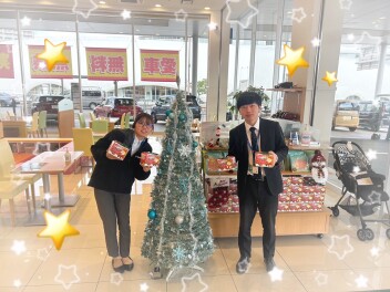 クリスマスツリーを出しました！！